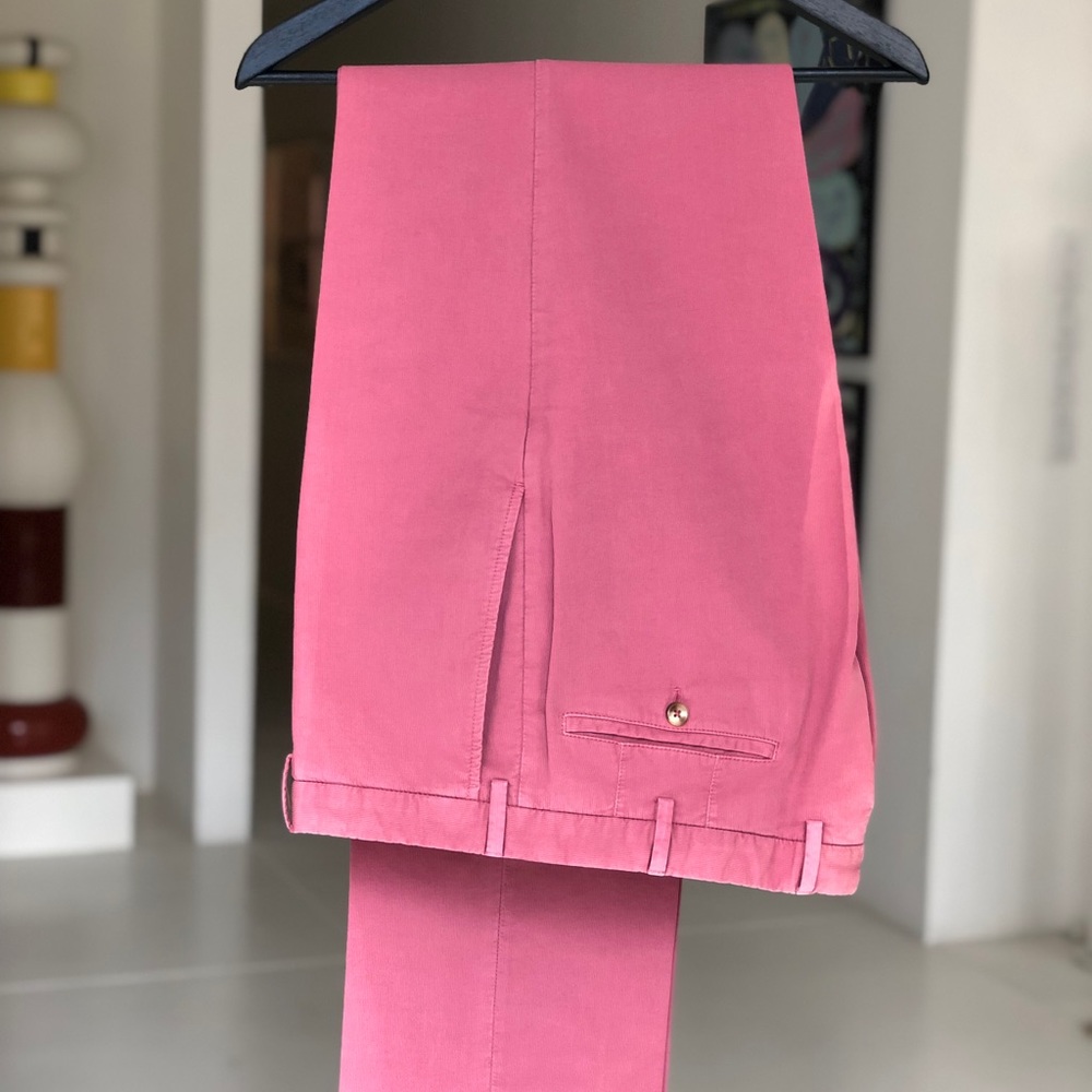 Incotex - new flat front pink pants